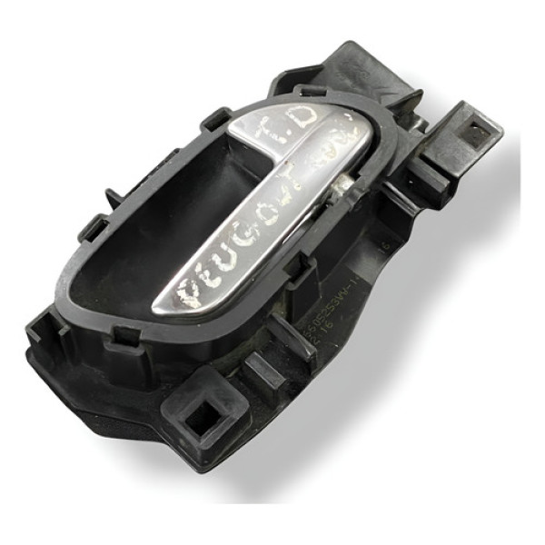 Maçaneta Interna Traseira Direita Peugeot 208 2013 303965 - Prateado - Traseira