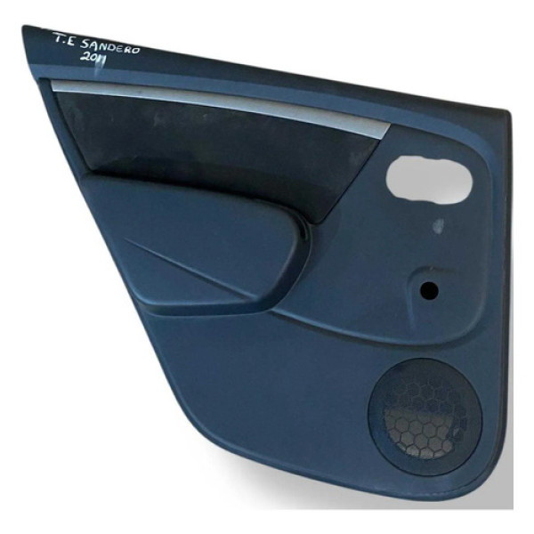 Forro Porta Traseira Esquerda Sandero 2011 2012 - 8200888991 Preto
