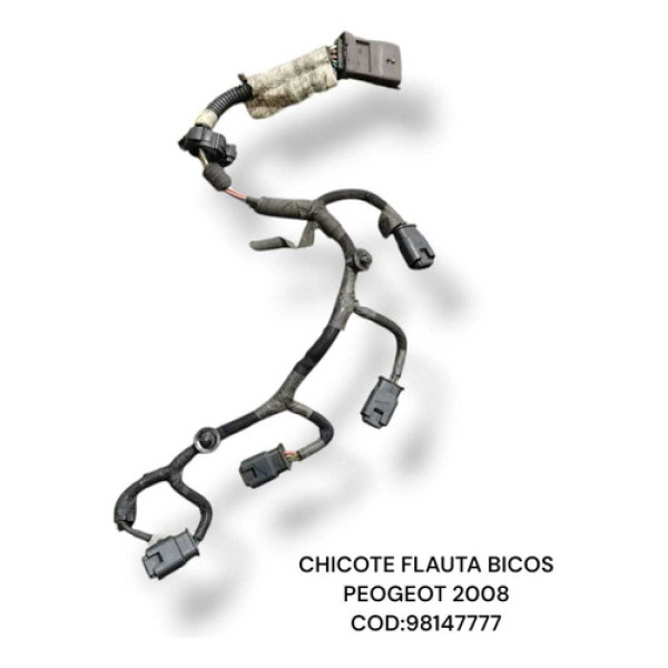 Chicote Flauta Bicos Injetores Peugeot 2008 Ano2012 98147777