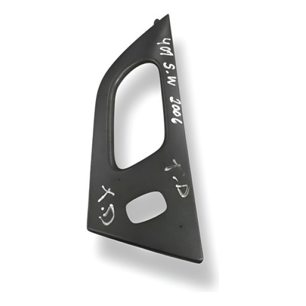 Moldura Maçaneta Interna Tras Direita Peugeot 407 Sw 2006 Preto Traseira