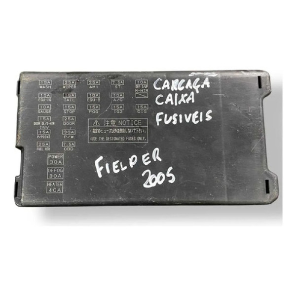 Carcaça Caixa Fusiveis Toyota Fielder 2005 2006 2007 2008