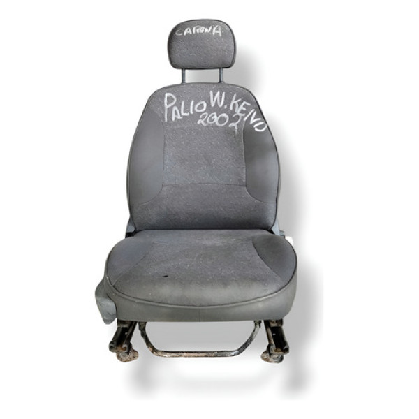 Banco Dianteiro Carona Palio Weekend 2002 Com Detalhe Cinza