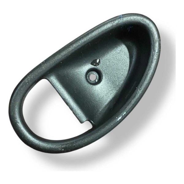 Moldura Maçaneta Interna Traseira Esquerda Fiat Siena 2005 Preto Traseira