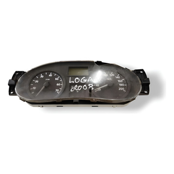 Painel Instrumentos Renault Logan 1.0 2008 2009 503001790102 Cinza