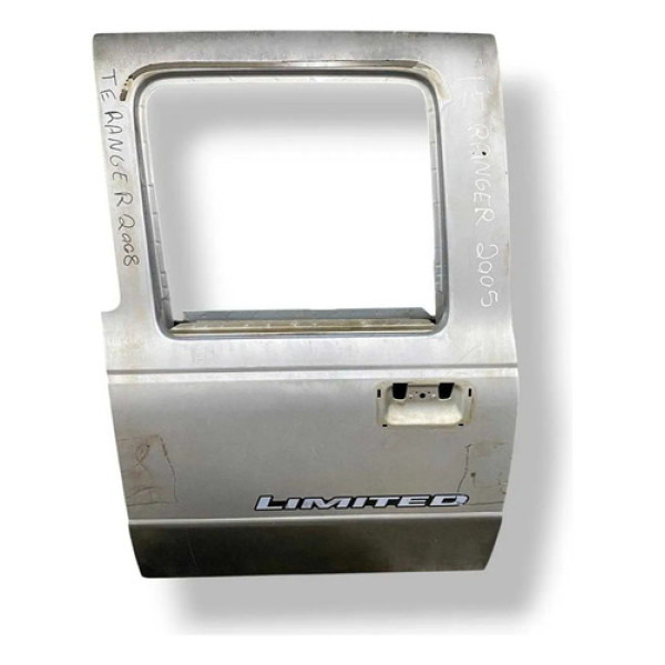 Porta Traseira Esquerda Ford Ranger 2005 2006 2007 2008 2009 Traseira Esquerdo Prateado