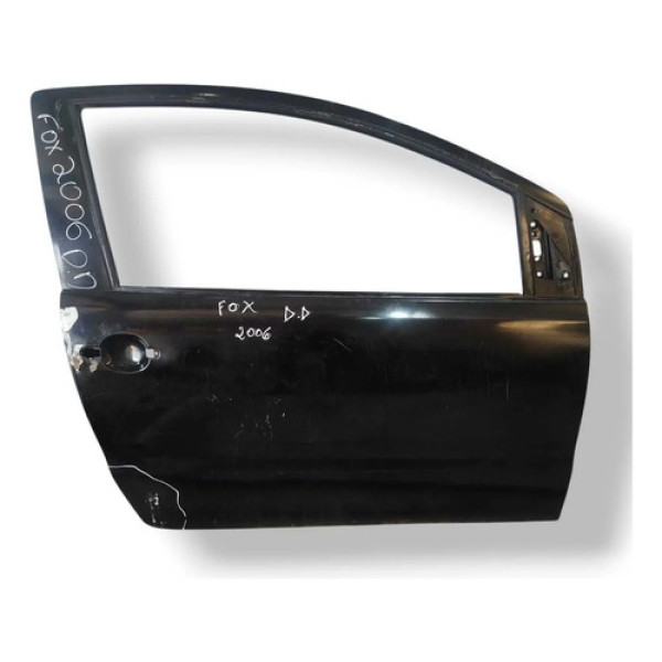 Porta Dianteira Direita Volkswagen Fox 2007 A 2009  Detalhe Dianteira Direita Preto
