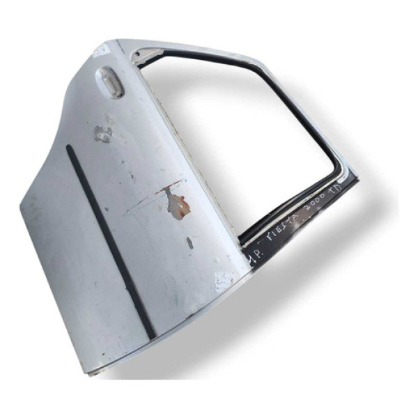 Porta Traseira Direita Ford Fiesta 2000 2001 2002 4 Portas Direita Traseira Prateado