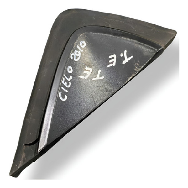 Moldura Retrovisor Traseira Esquerda Chery Cielo 2010 2011 Preto