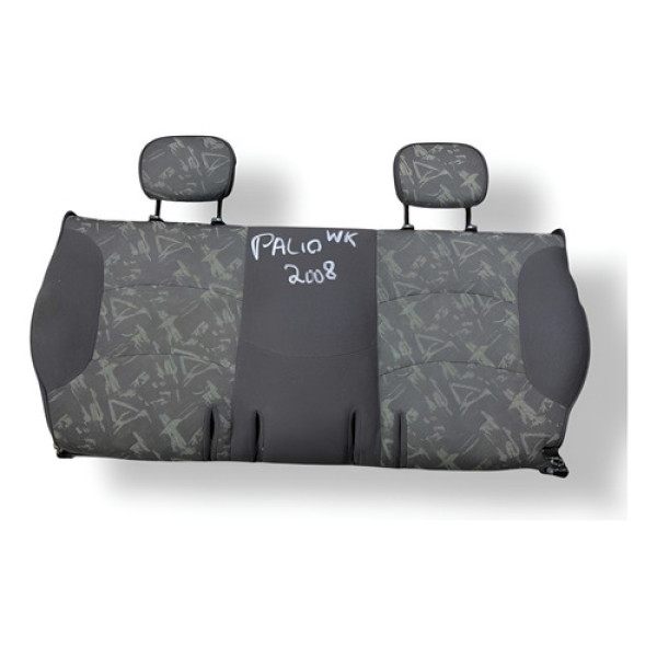 Encosto Banco Traseiro Fiat Palio Weekend 2008 2009 2010 11 - Preto