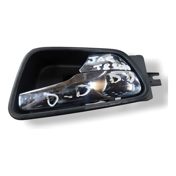 Maçaneta Interna Dianteira Direita Jac  T8 2.0 2014 Prateado Dianteira