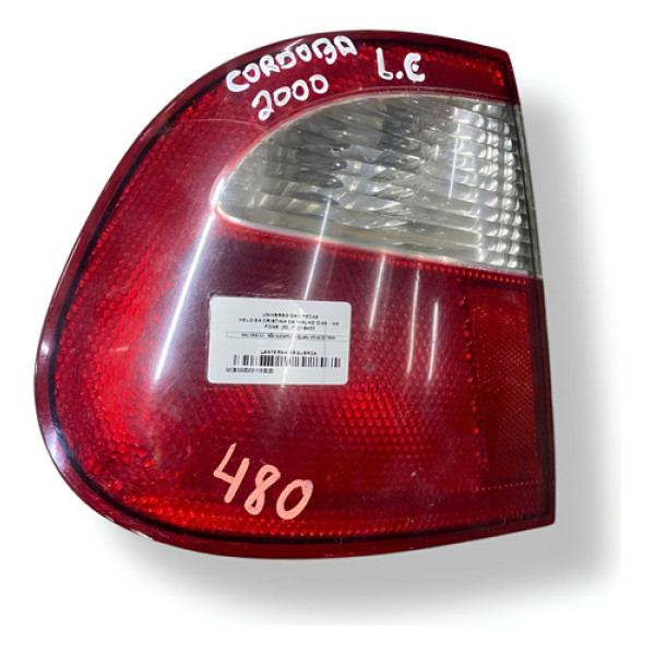Lanterna Tampa Traseira Lado Esquerdo Seat Córdoba 2000 Vermelho Esquerdo/motorista