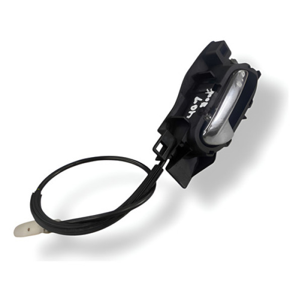 Maçaneta Interna Diant Direita Peugeot 407 Sw 2006 96326177 Prateado Dianteira
