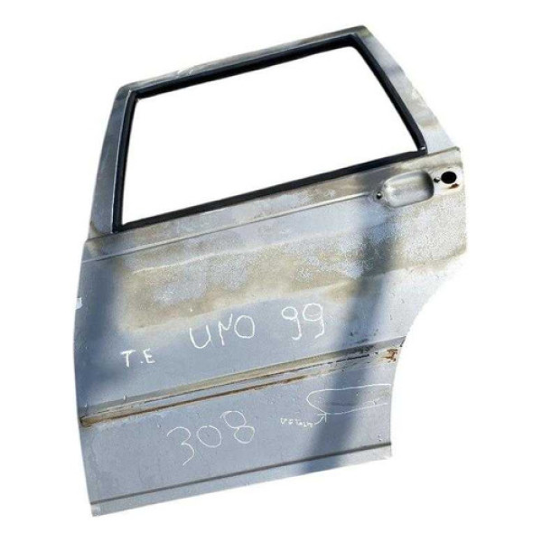 Porta Traseira Esquerda Sem Vidro Fiat Uno 1992 1993 A 1999