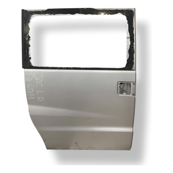 Porta Direita Correr Jac  T8 2.0 T 2014 2015 2016 2017 Dianteira Direita Prateado
