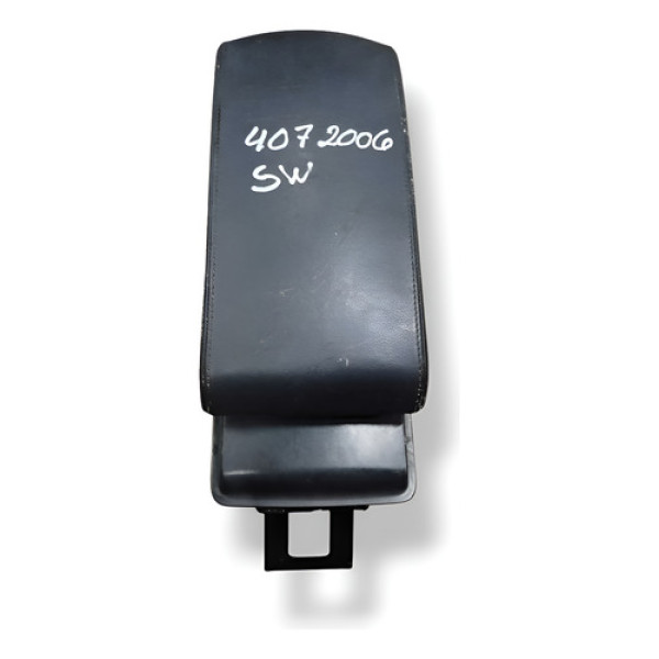 Apoio Braço Console Peugeot 407 Sw 2006 2007 2008 Preto