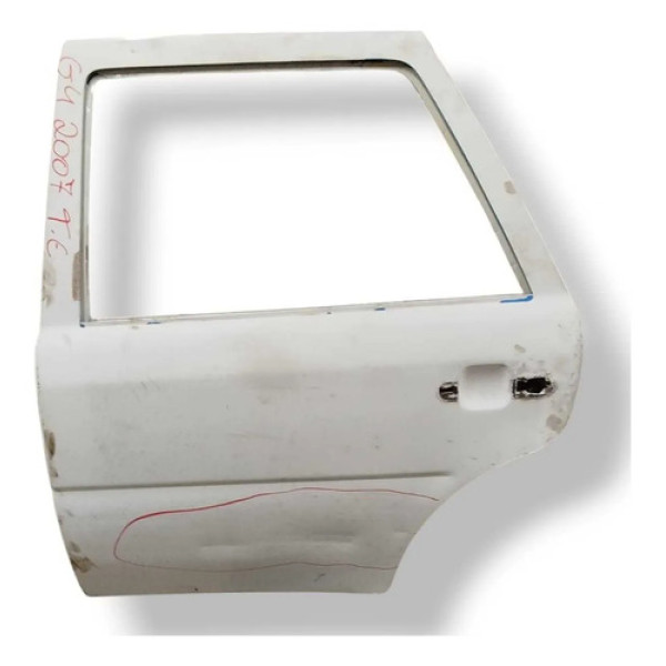 Porta Traseira Esquerda Volkswagen Gol G4  2008 2009 Detalhe Traseira Esquerda Branco