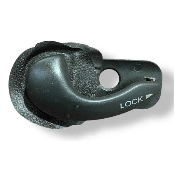 Maçaneta Interna Traseira Esquerda Fiat Palio 2001 2002 2003 Prateado Traseira