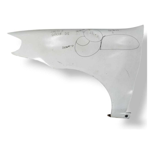 Paralama Dianteiro Esquerdo Fiat Palio Fire 1.0 08 Detalhes