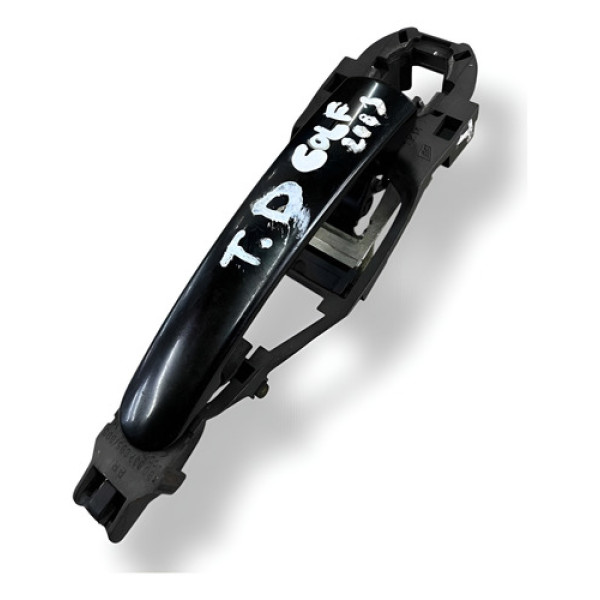 Maçaneta Externa Traseira Direita Volkswagen Golf 1.6 2003 Preto Traseira