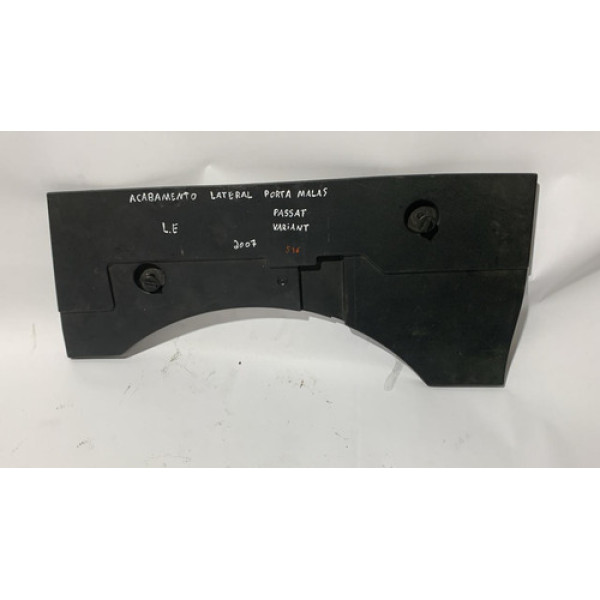 Acabamento Lateral Esquerdo Porta Mala Passat 2007 3c5012116
