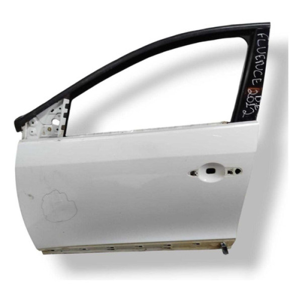 Porta Dianteira Esquerda Renault Fluence 2013 2014  Detalhe Dianteira Esquerda Branco