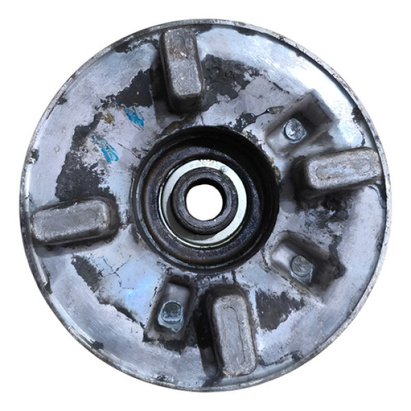 Flange Coroa Honda Twister 250 2000 2001 2002 A 2008 Prateado