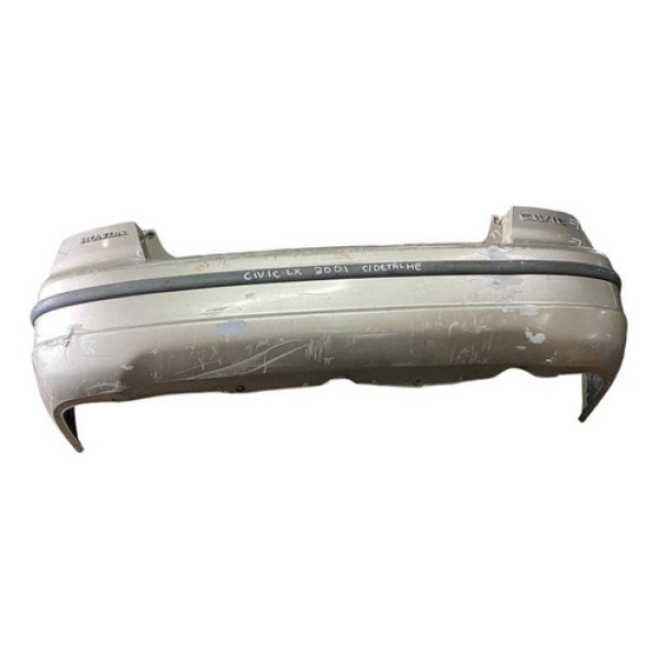 Parachoque Traseiro Honda Civic 2001 A 2006 Com Detalhe