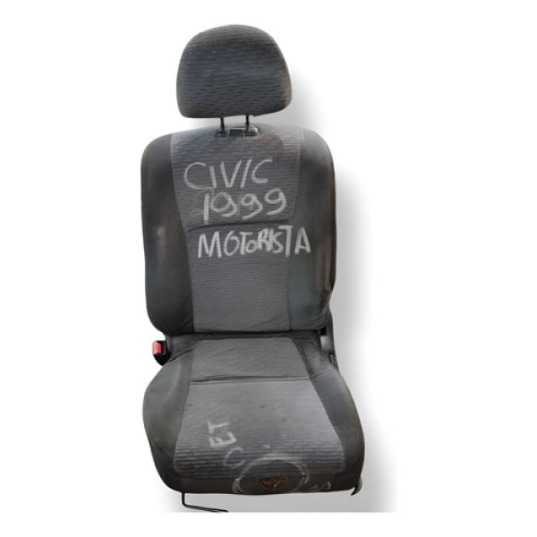 Banco Dianteiro (motorista) Honda Civic Lx 1.6 1999 Detalhes Preto