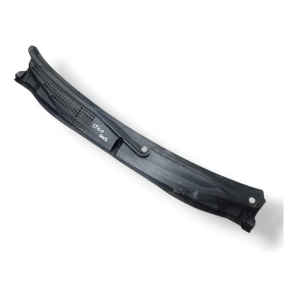 Grade Churrasqueira Dianteira Fiat Stilo 2003 2004 Detalhe Preto Preto Fosco