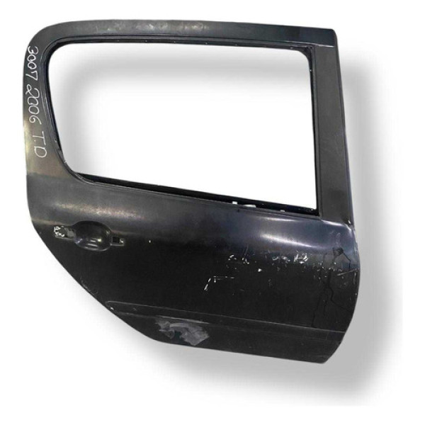 Porta Traseira Direita Peugeot 307 2006 2007 2008 2009 Traseira Direita Preto