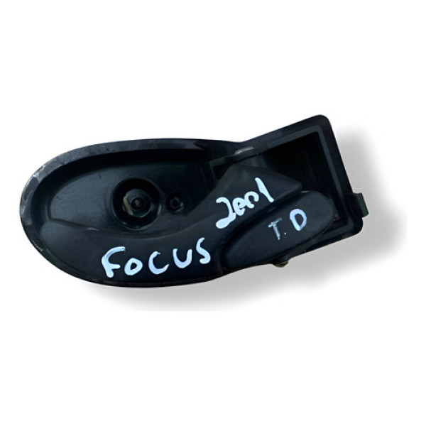 Maçaneta Interna Traseira Direita Ford Focus 2001 2002 2003 Preto Traseira