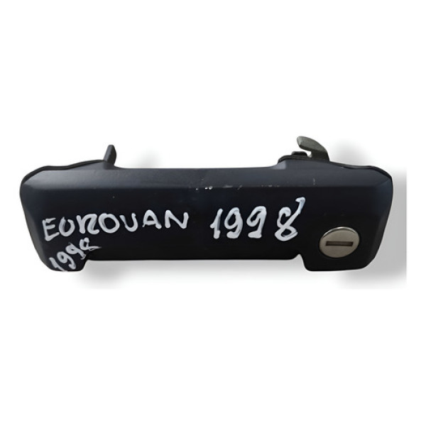  Maçaneta Externa Traseira Direita Eurovan Caravelle 1998 Preto Traseira