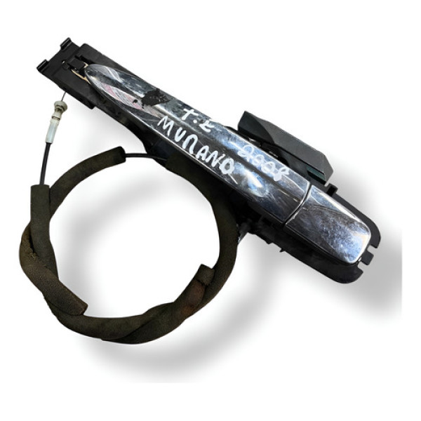 Maçaneta Externa Traseira Esquerda Nissan Murano 3.5 V6 2008 Prateado Traseira