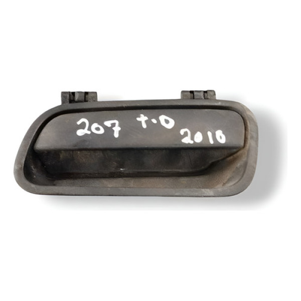 Maçanetra Externa Traseira Direita Peugeot 207 10 9642208477 Preto Traseira