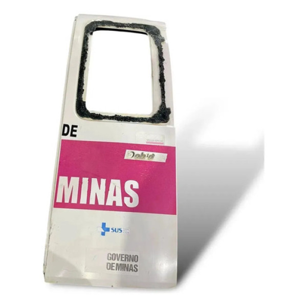 Porta Tampa Traseira Lado Direito Fiat Doblo 2008 Detalhe Traseira Direita Branco