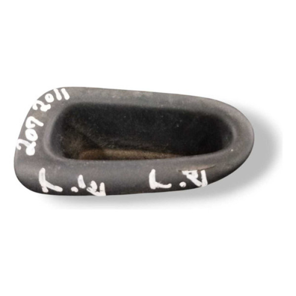 Puxador Porta Traseira Esquerda Peugeot 207 2011 9631696877 Preto