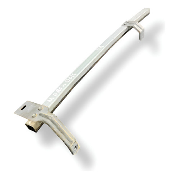 Canaleta Guia Vidro Porta Diant Esquerda Nissan March 2016 Prateado