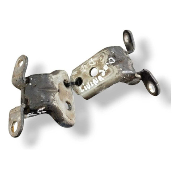 Par Dobradiças Porta Dianteira Direita Nissan Livina 2010