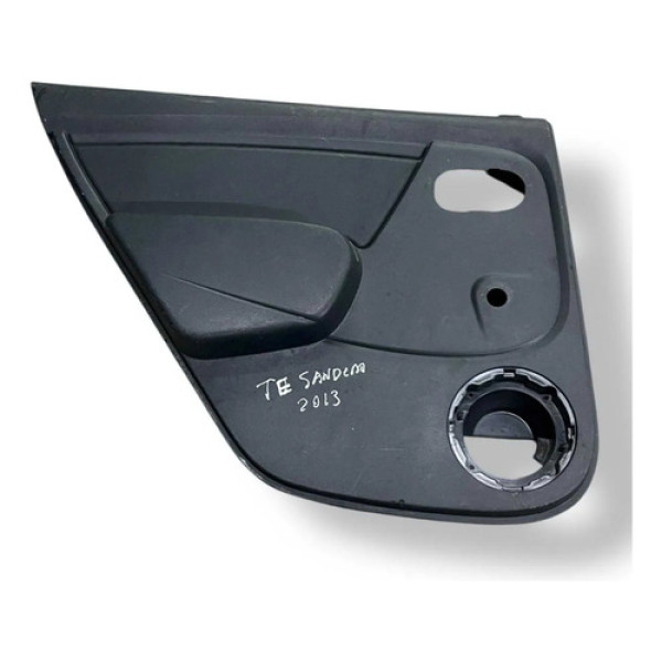 Forro Porta Traseira Esquerda Renault Sandero 2014 820060741 Preto