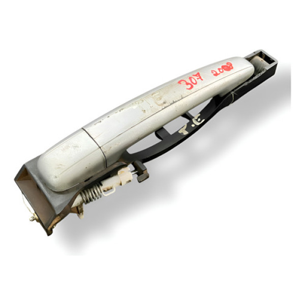 Maçaneta Externa Tras Esquerda Peugeot 307 2008 9657619380 Prateado Traseira