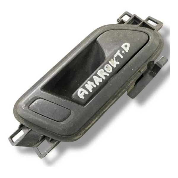 Maçaneta Interna Tras Direita Vw Amarok 2015/2019 2h0837114d Preto Traseira