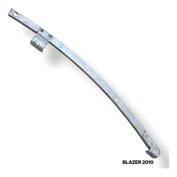 Guia Vidro Porta Dianteira Esquerda Chevrolet  Blazer 2010  Prateado