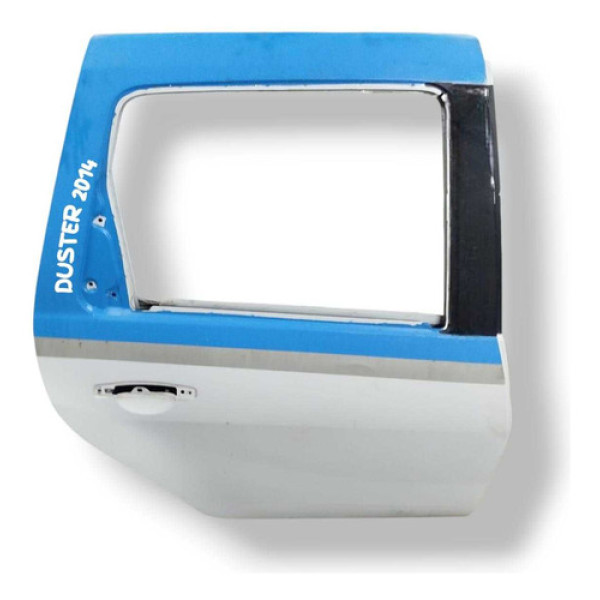 Porta Traseira Direita Renault Duster 2014 2015 2016 2017 Traseira 1 Azul
