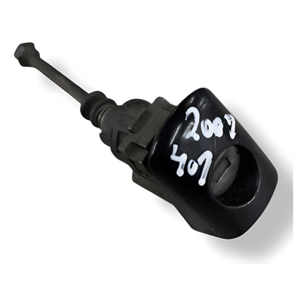 Miolo Cilindro Chave Maçaneta Diant Esquerda 407 Sw 2006 Preto Dianteira