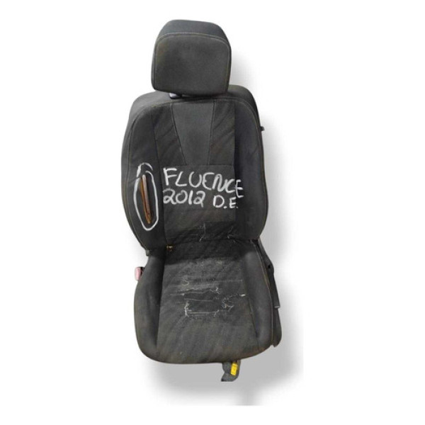 Banco Dianteiro Esquerdo Renault Fluence 2013 A 2015 Detalhe Branco