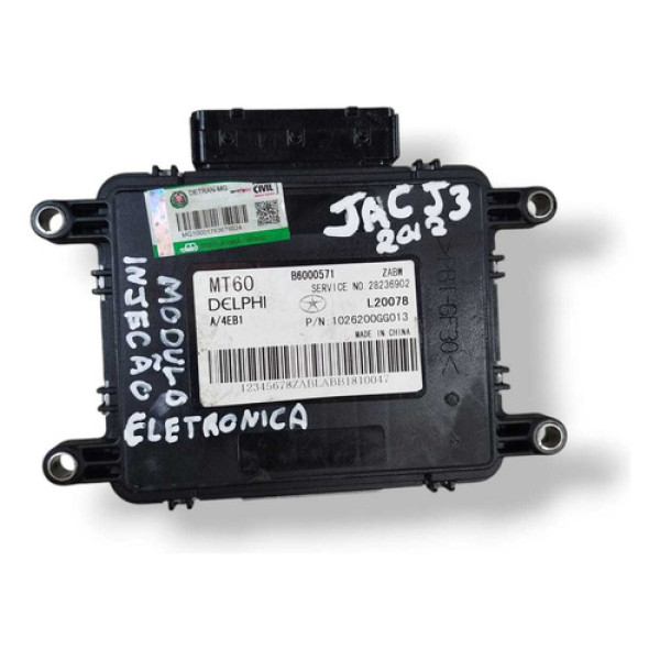 Modulo De Injeção Eletronica Jac J3 2012 2013 2014 B6000571