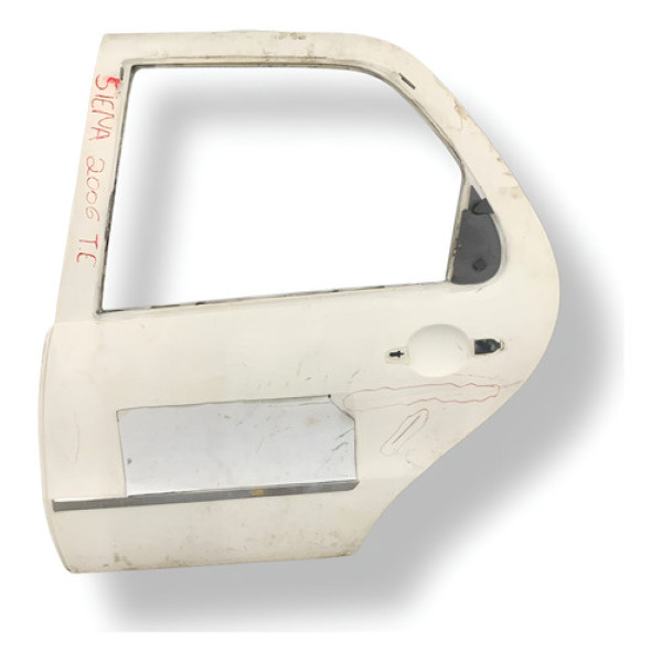 Porta Traseira Esquerda Fiat Siena 2006 2007 2008 Detalhe - Traseira - Esquerda - 1