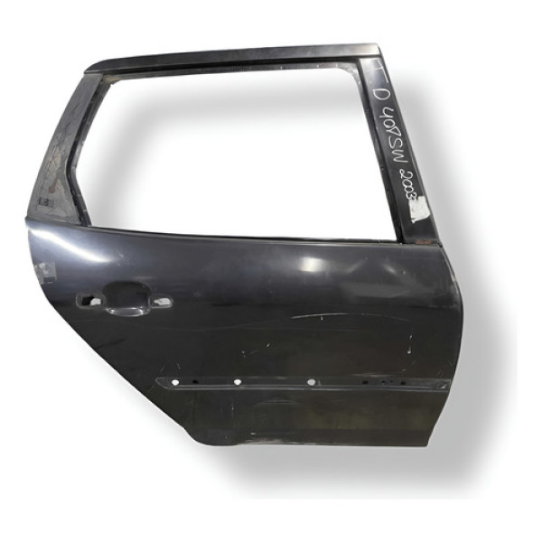 Porta Traseira Direita Peugeot 407 Sw 2003 2004 2005 2006 - Traseira - Direita - Preto