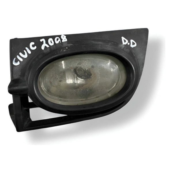 Farol Milha Lado Direito Honda  Civic Lxs 2008 2009 2010  Branco