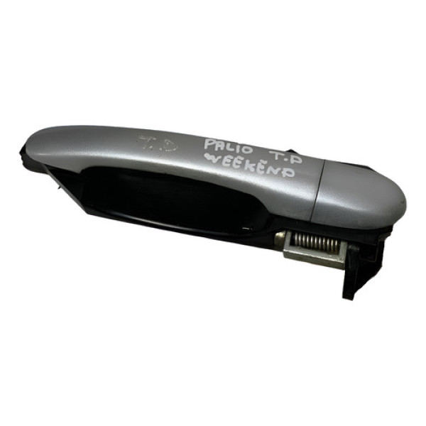 Maçaneta Externa Traseira Direita Palio Weekend 2009 Preta Traseira